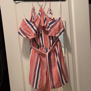 Striped romper